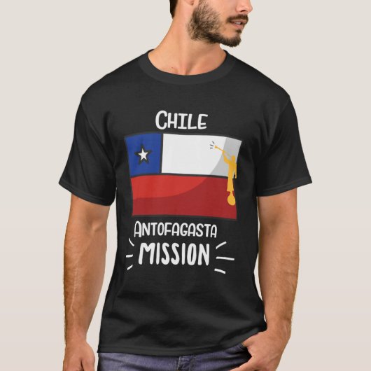 Chile Antofagasta Mormon LDS Mission Missionary T-Shirt (Vorderseite)