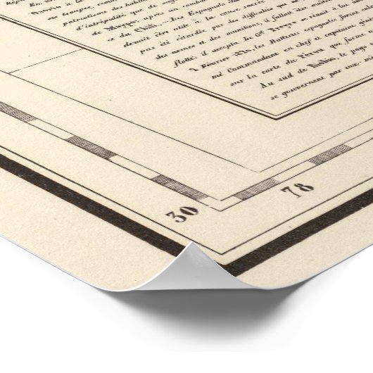 Chile Argentinien 29 Poster (Ecke)