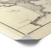 Chile Atlas Karte Poster (Ecke)