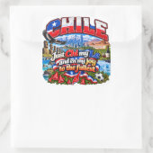 Chile Aufkleber (Tasche)