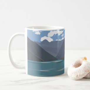 Chile Berge See  Kaffeetasse