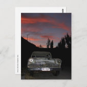 Chile Chico Sunset Postkarte (Vorne/Hinten)