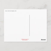 Chile Chico Sunset Postkarte (Rückseite)