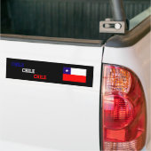 Chile, Chile, Chileflaggen-Autoaufkleber Autoaufkleber (Auf Lkw)