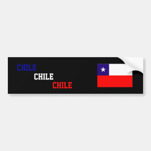 Chile, Chile, Chileflaggen-Autoaufkleber Autoaufkleber
