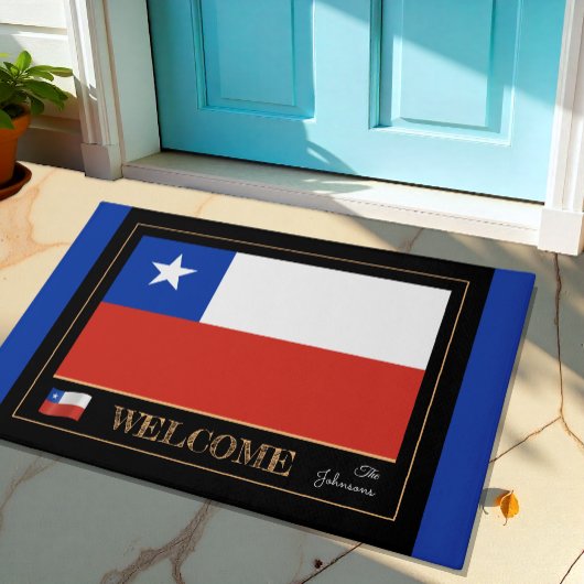 Chile & Chile Flag Haus/Sport Empfang Fußmatte