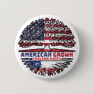 Chile Chile USA USA USA Staaten Tree Button