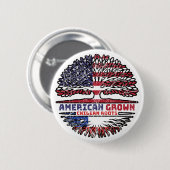Chile Chile USA USA USA Staaten Tree Button (Vorne & Hinten)
