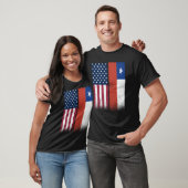 Chile Chilean American Flags Proud USA Chile T-Shirt (Unisex)