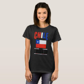 Chile Chilean Chile Flag Chile Is Calling And I Mu T-Shirt (Vorne ganz)