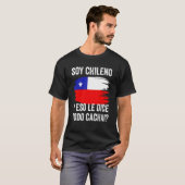 Chile Chilean Flag Map Pride Chileno Camiseta Cach T-Shirt (Vorne ganz)