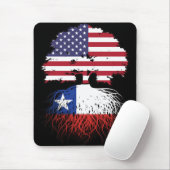 Chile Chilenan American USA Tree Roots Flag Mousepad (Mit Mouse)