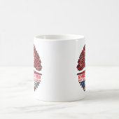 Chile Chilenisch Schweizer Schweiz Baum Wurzel Kaffeetasse (Mittel)