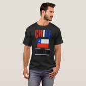 Chile chilenische Chile Flag Chile ruft und ich mu T-Shirt (Vorne ganz)