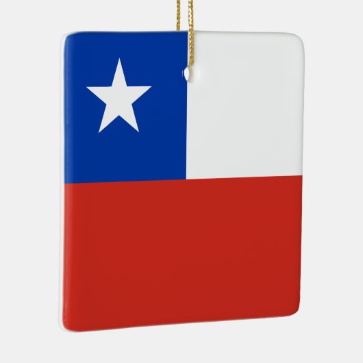Chile (chilenische Flagge) Keramikornament (Rechts)