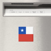 Chile (chilenische Flagge) Magnet (In Situ (Geschirrspüler))