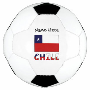 Chile Chilenische Flagge Personalisiert Fußball