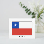 Chile (chilenische Flagge) Postkarte (Stehend Vorderseite)