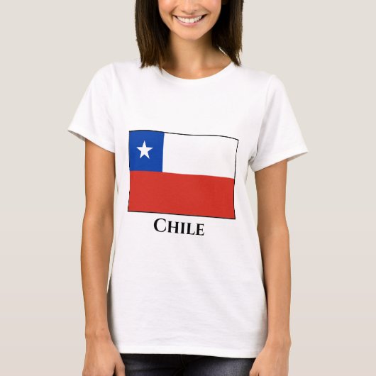 Chile (chilenische Flagge) T-Shirt (Vorderseite)