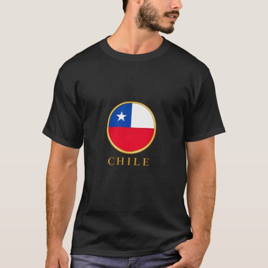 Chile - Chilenische Flagge T-Shirt (Vorderseite)