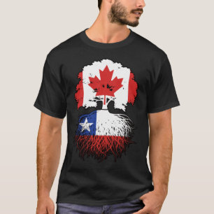Chile Chilenische Kanadische Treuhandflagge T-Shirt