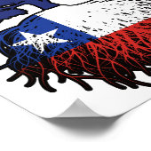 Chile Chiles australische Tree Roots Flag Poster (Ecke)