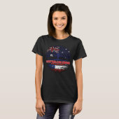 Chile Chiles australische Tree Roots Flag T-Shirt (Vorne ganz)