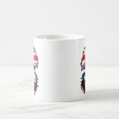 Chile Chillean British UK Tree Roots Flag Kaffeetasse (Mittel)