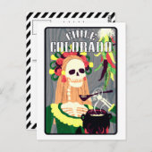 Chile colorado coole Regelung Postkarte (Vorne/Hinten)