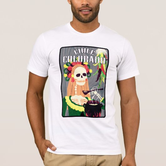 Chile Colorado (cooler Entwurf) T-Shirt (Vorderseite)