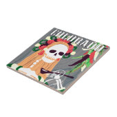 Chile colorado (cooles Schema) Fliese (Seite)