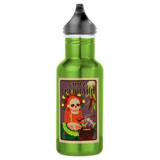 Chile colorado edelstahlflasche (Rechts)