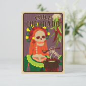 Chile colorado einladung (Stehend Vorderseite)