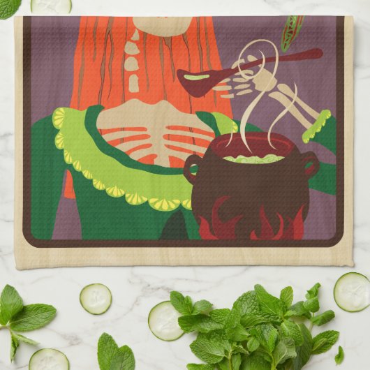 Chile colorado küchentuch (Gefaltet)