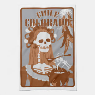 Chile Colorado: orange Brand Handtuch