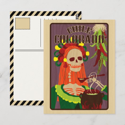 Chile colorado postkarte (Vorne/Hinten)