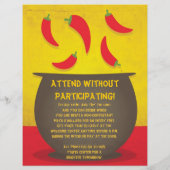Chile Cook Off Flyer (Hinten)