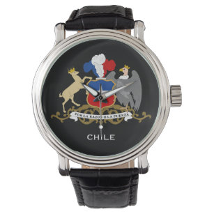 Chile* Custom Watch Reloj personalizado de Chile Armbanduhr