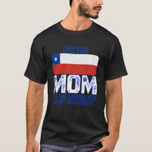 Chile der Vintagen chilenischen Mama zum Muttertag T-Shirt
