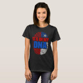 Chile DNA Country Flag Citizenship Hispanic Race C T-Shirt (Vorne ganz)