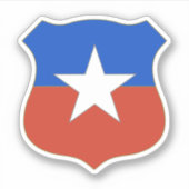 Chile Emblem Aufkleber (Vorderseite)