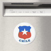 Chile Emblem Magnet (In Situ (Geschirrspüler))