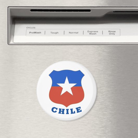 Chile Emblem Magnet (In Situ (Geschirrspüler))
