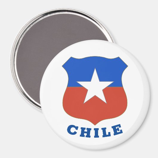 Chile Emblem Magnet (Vorderseite/Rückseite)