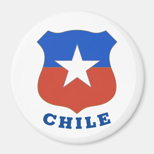 Chile Emblem Magnet (Vorne)