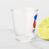 Chile Emblem Schnapsglas (Links)