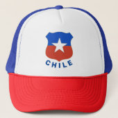 Chile Emblem Truckerkappe (Vorderseite)