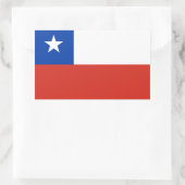 Chile-Flag-Aufkleber Rechteckiger Aufkleber (Tasche)
