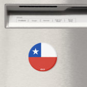 Chile Flag Charming Patriotic Magnet (In Situ (Geschirrspüler))