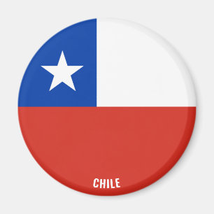 Chile Flag Charming Patriotic Magnet